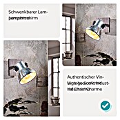 Eglo Barnstaple Wandstrahler (40 W, Farbe: Braun-Patina, L x B: 16 x 16 cm)
