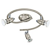 Eglo LED-Deckenstrahler MAGNUM-LED (9 W, L x B x H: 25,5 x 0 x 295 cm, Nickel-matt/Chrom, 3 Stk.) | BAUHAUS