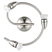 Eglo LED-Deckenstrahler MAGNUM-LED (9 W, L x B x H: 25,5 x 0 x 295 cm, Nickel-matt/Chrom, 3 Stk.) | BAUHAUS