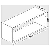 Palatino Exclusive Line Kaminholzregal Woodpecker Pro (120 x 40 x 50 cm, Stahl, Edelrost) | BAUHAUS