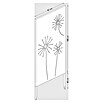 Palatino Space Vertical  Sichtschutzelement (87 x 180 cm, Cortenstahl, Motiv: Blüten, Edelrost)