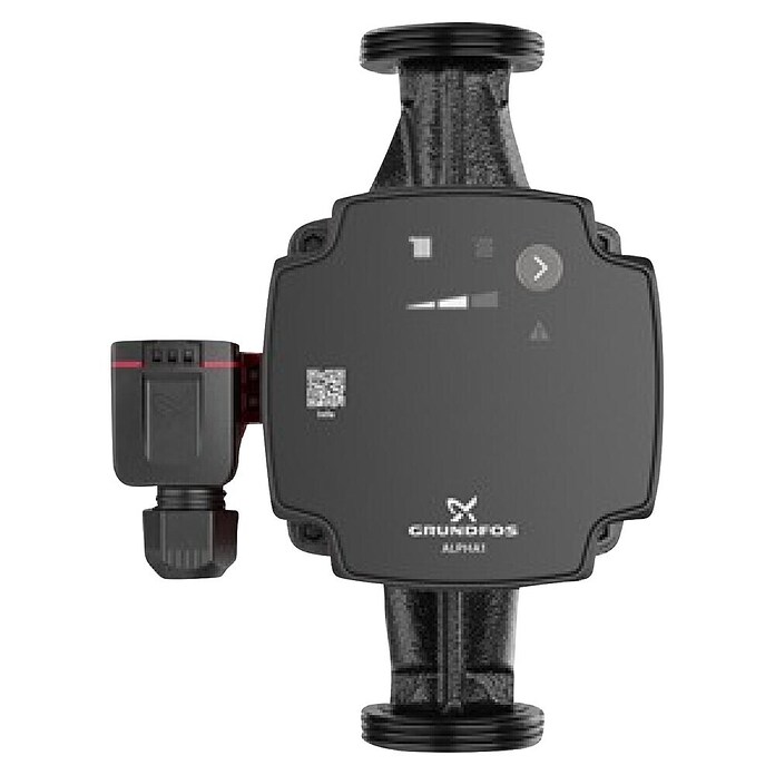 Grundfos Umwälzpumpe Alpha1 25-60 180 (Förderhöhe: 3,06 m, Max. Fördermenge: 2,28 m³/h) | BAUHAUS