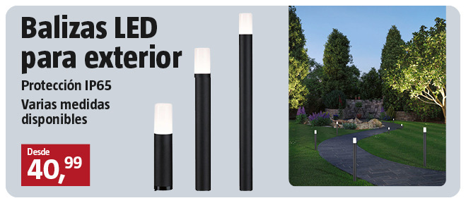 Balizas de exterior LED