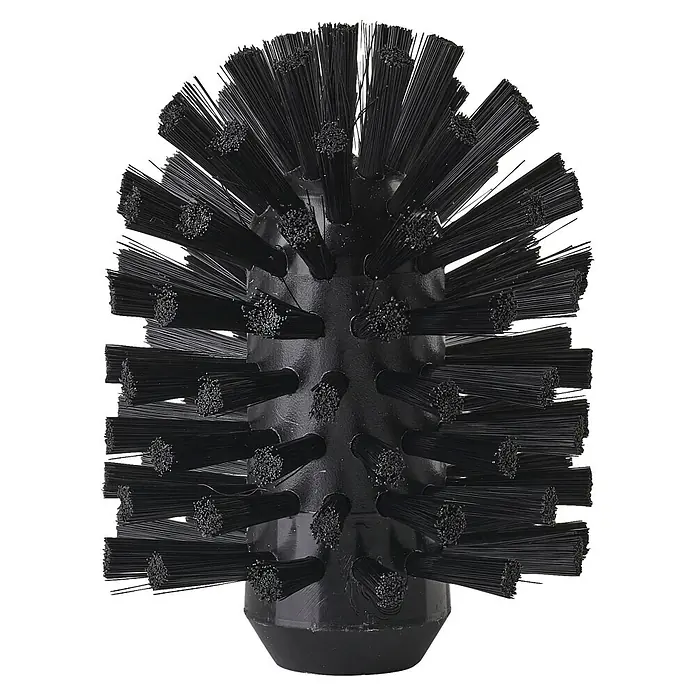 Zone Denmark Ersatzbürstenkopf RIM/Nova One/Solo/Karma - Schwarz, Kunststoff - Schwarzer Toilettenbürstenkopf mit vielen steifen, radialen Borsten.