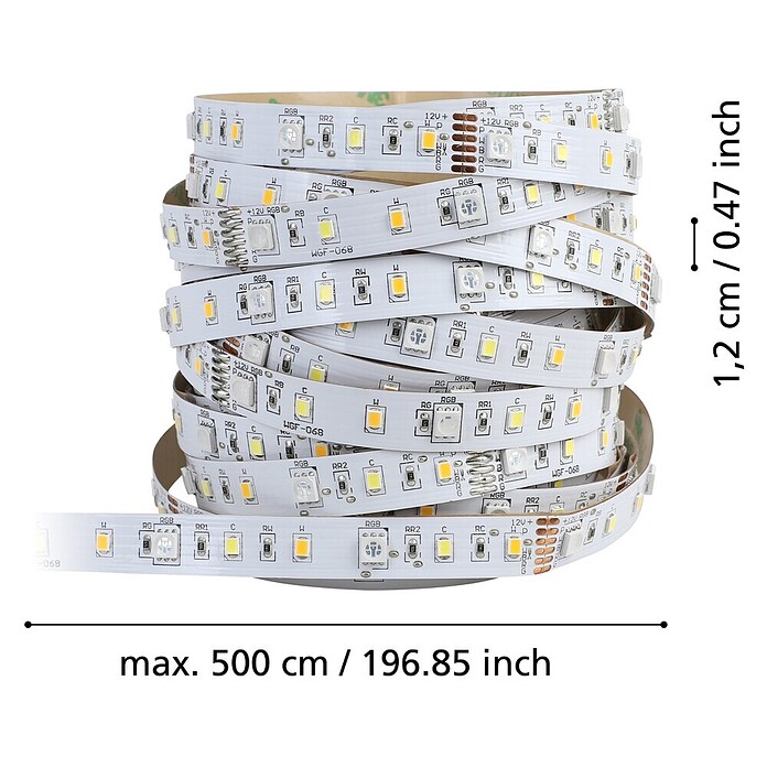 Eglo connect.z LED-Band (Länge: 500 cm, Lichtfarbe: RGBW, 1 250 lm) | BAUHAUS