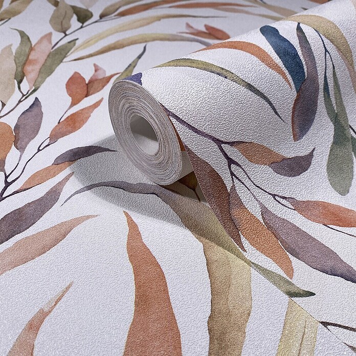 Marburg Novamur Plus Fresh UP Papel pintado de vinilo (Multicolor, Floral, 10 x 0,53 m) | BAUHAUS
