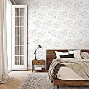 Marburg Novamur Plus Fresh UP Papel pintado de vellón Ramillete (Blanco/Verde, Floral, 10 x 0,53 m) | BAUHAUS