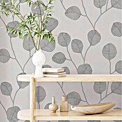 Marburg GZSZ Papel pintado de vinilo (Gris, Floral, 10 x 0,53 m) | BAUHAUS
