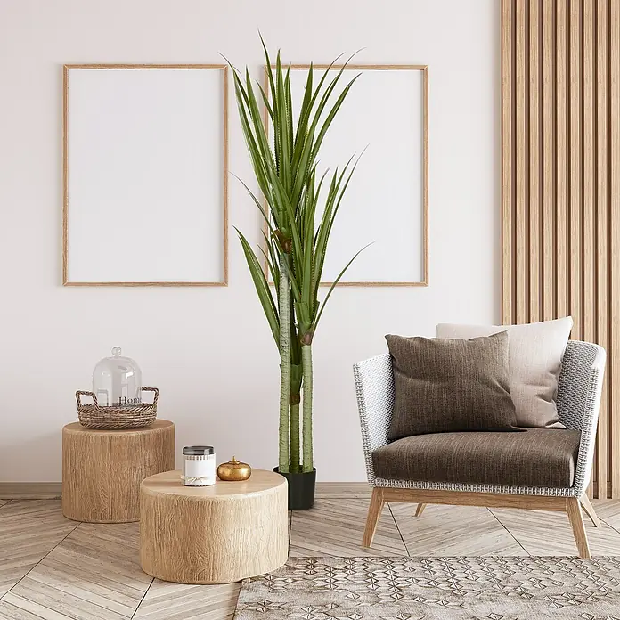 Homcom Kunstpflanze künstliche Yucca - 