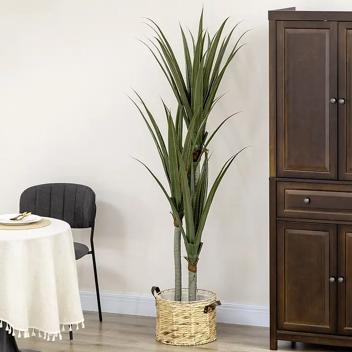 Homcom Kunstpflanze künstliche Yucca - 