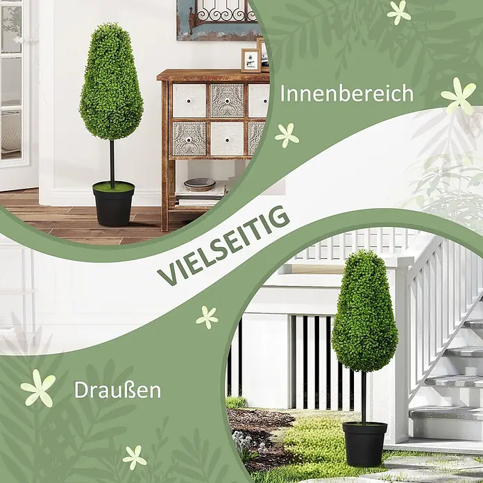 Homcom Kunstpflanze Lebensechte Details - 