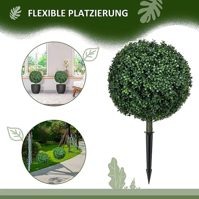 Homcom Kunstpflanze Elegante Baum-Optik - 