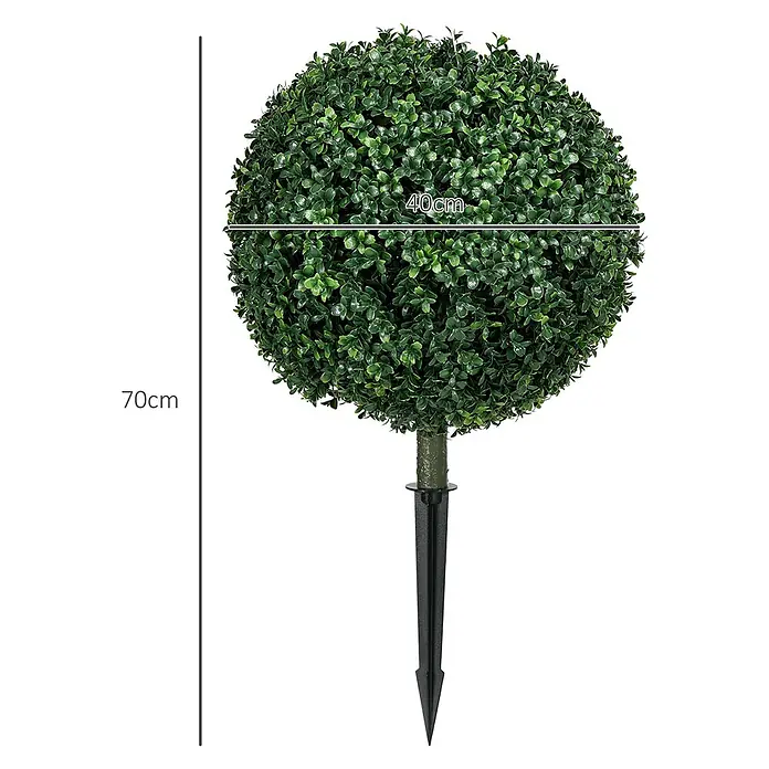 Homcom Kunstpflanze Elegante Baum-Optik - 