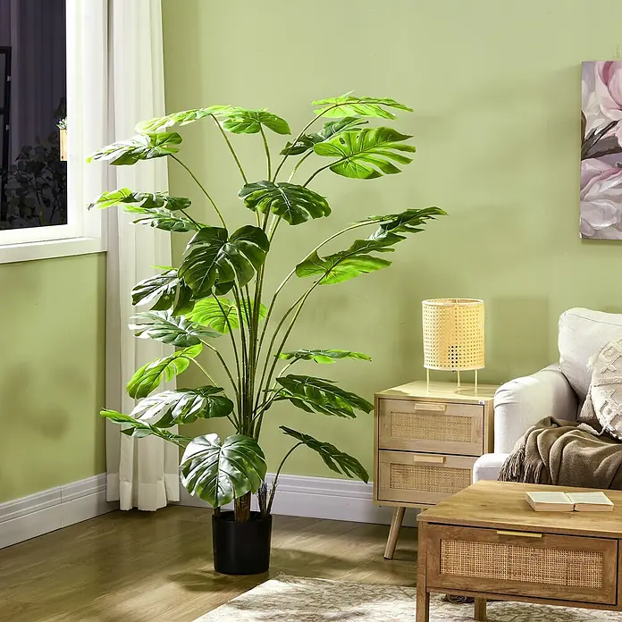 Homcom Kunstpflanze Realistischer Look - 