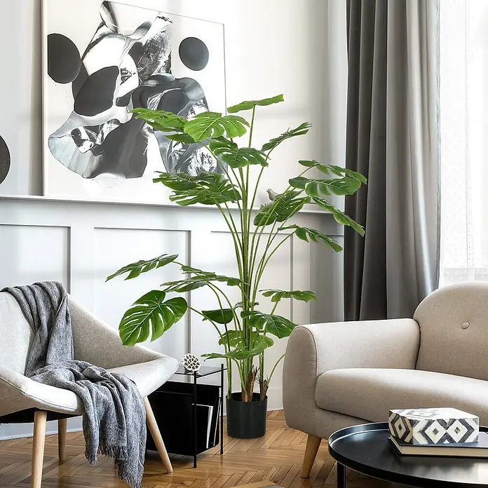 Homcom Kunstpflanze Realistischer Look - 