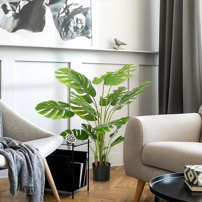 Homcom Kunstpflanze Realistischer Look - 