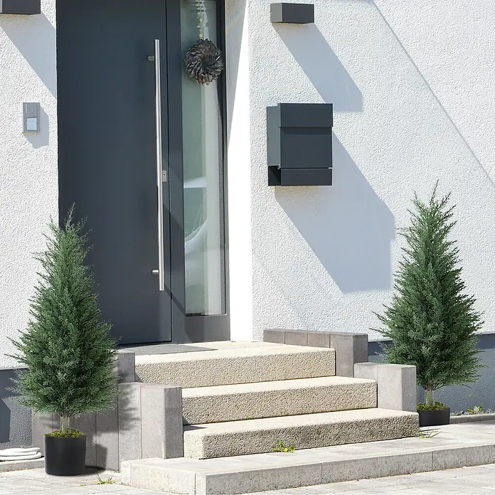 Homcom Kunstpflanze Lebensechtes Zypressendesign - 