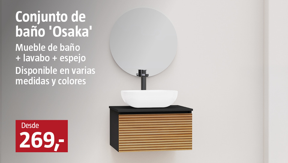 Conjunto mueble de baño