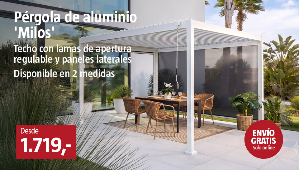 Pérgola aluminio