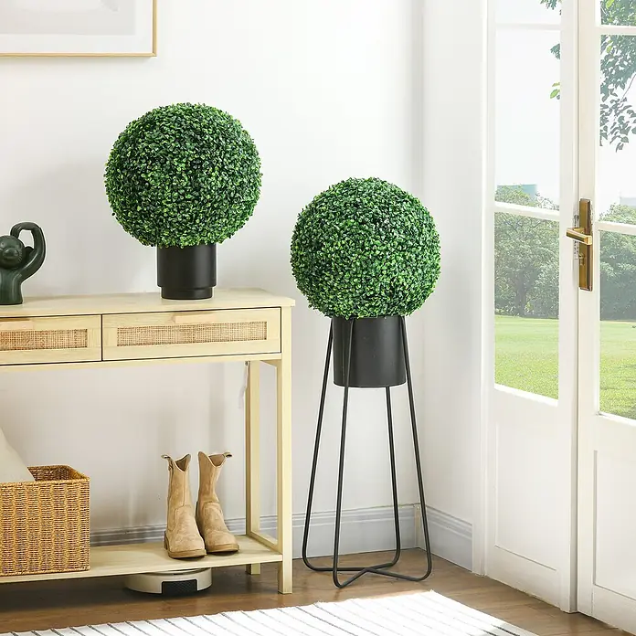 Homcom Kunstpflanze 2er-Set - 