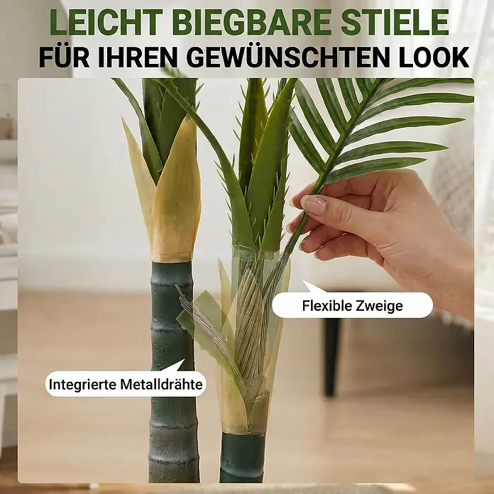 Homcom Kunstpflanze Tropisches Statement - 