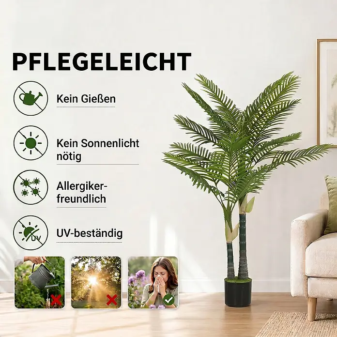 Homcom Kunstpflanze Tropisches Statement - 