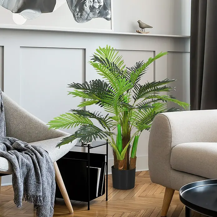 Homcom Kunstpflanze künstliche Palme - 