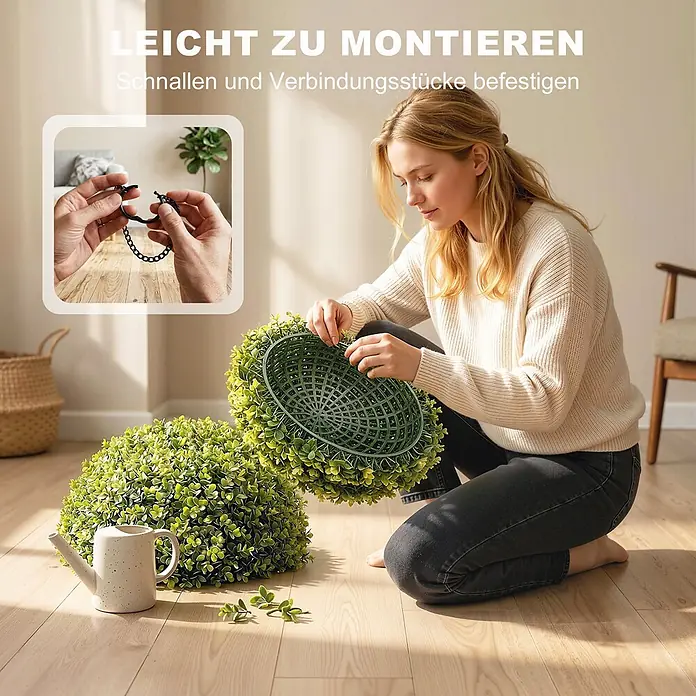 Homcom Kunstpflanze Vielseitiges Deko-Set - 
