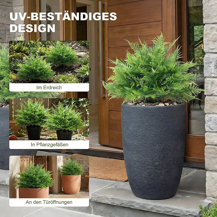 Homcom Kunstpflanze Allwetter-Outdoor-Design - 