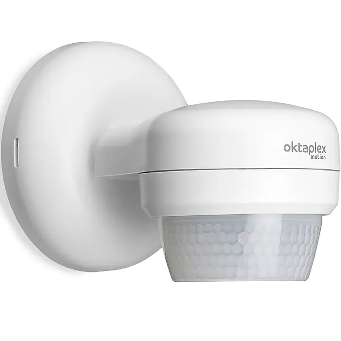 Oktaplex Motion Bewegungsmelder Mia - Reichweite Sensor: 10 m, Anthrazit, Erfassungswinkel Sensor: 360 °, L x B x H: 85 x 123 x 89 mm