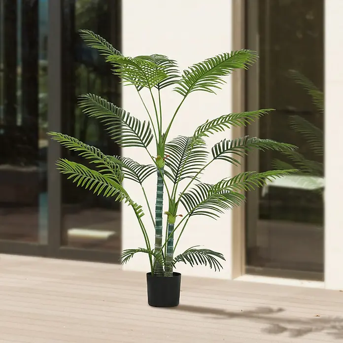 Homcom Kunstpflanze Naturgetreues tropisches Design - 