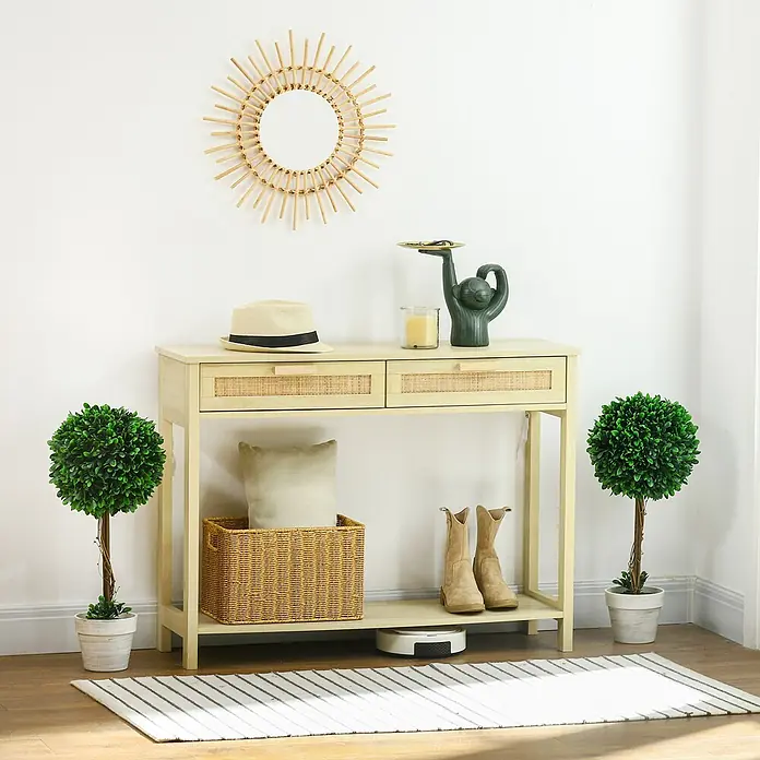 Homcom Kunstpflanze 2er-Set - 