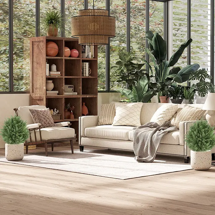 Homcom Kunstpflanze Realistischer Look - 