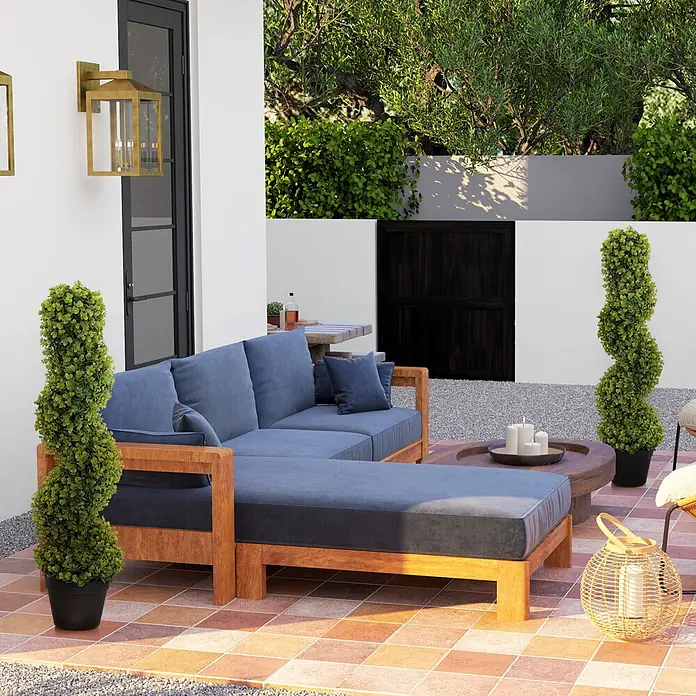 Homcom Kunstpflanze Realistischer Look - 