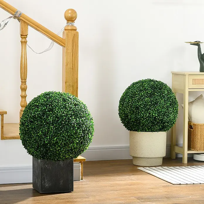 Homcom Kunstpflanze 2er-Set - 