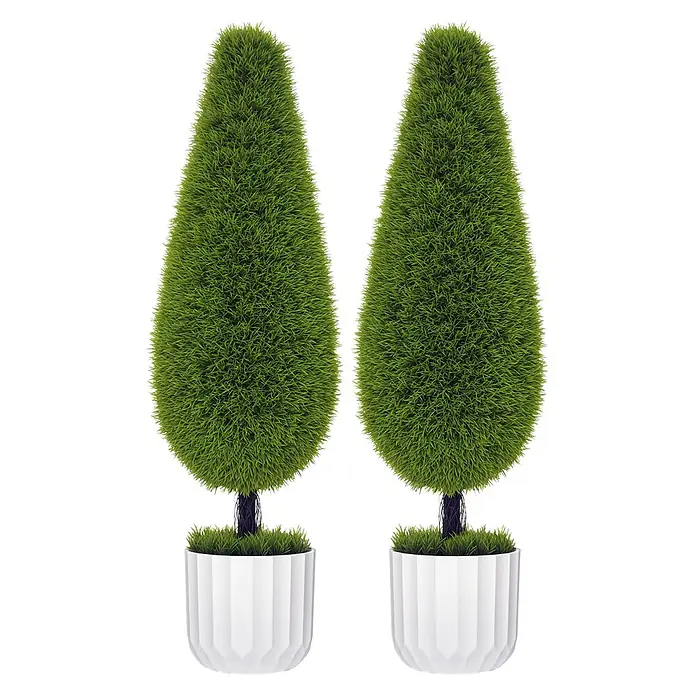 Homcom Kunstpflanze 2er-Set - 