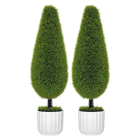 Homcom  Kunstpflanze 2er-Set