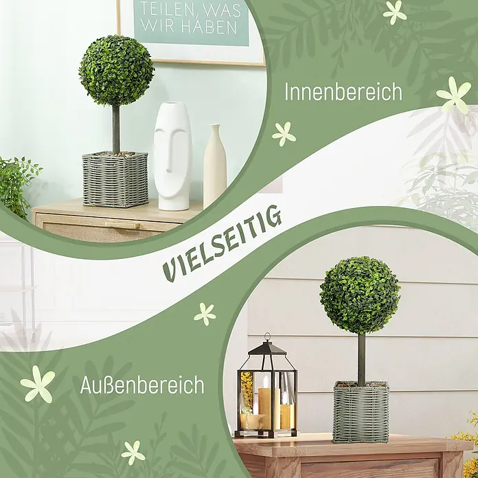 Homcom Kunstpflanze Natürlicher Charme für jeden Raum - 
