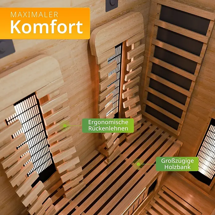 Artsauna Elementsauna - L x B x H: 105 x 130 x 190 cm