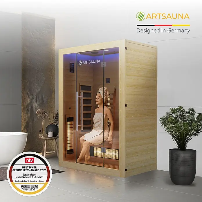Artsauna Elementsauna - L x B x H: 105 x 130 x 190 cm