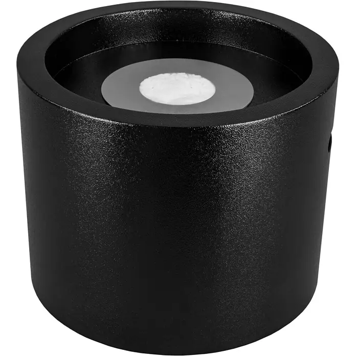 Bysil Kaminofen Bioethanol Standkamin Moon Mini 23×29 cm, 0,5 l, Schwarz matt - Material Verkleidung: Stahl, Schwarz