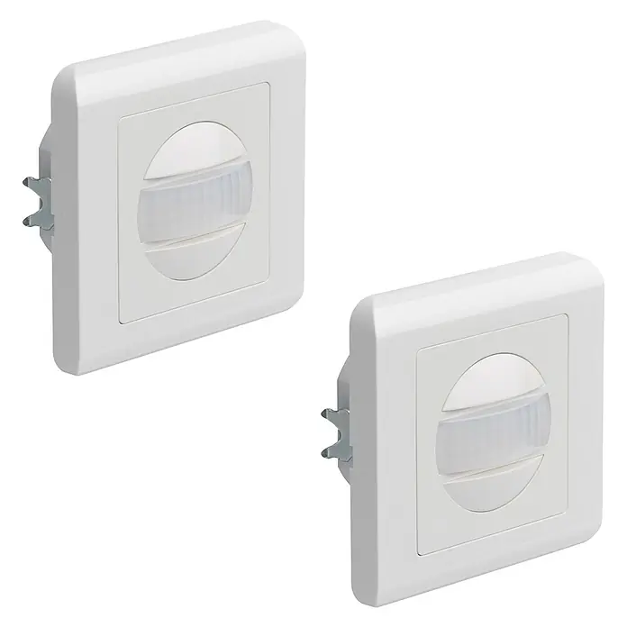 Oktaplex Motion Bewegungsmelder Ela - Reichweite Sensor: 9 m, Weiß, Erfassungswinkel Sensor: 160 °, L x B x H: 42 x 86 x 86 mm