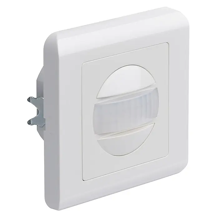 Oktaplex Motion Bewegungsmelder Ela - Reichweite Sensor: 9 m, Weiß, Erfassungswinkel Sensor: 160 °, L x B x H: 42 x 86 x 86 mm