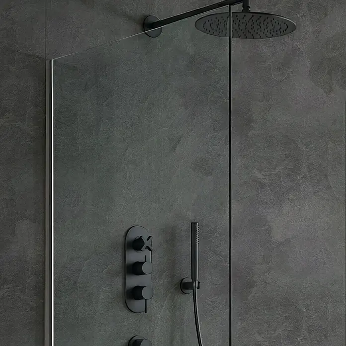 SanDesign Alu-Verbundplatte - 150 x 250 cm, Schiefer - Bildausschnitt