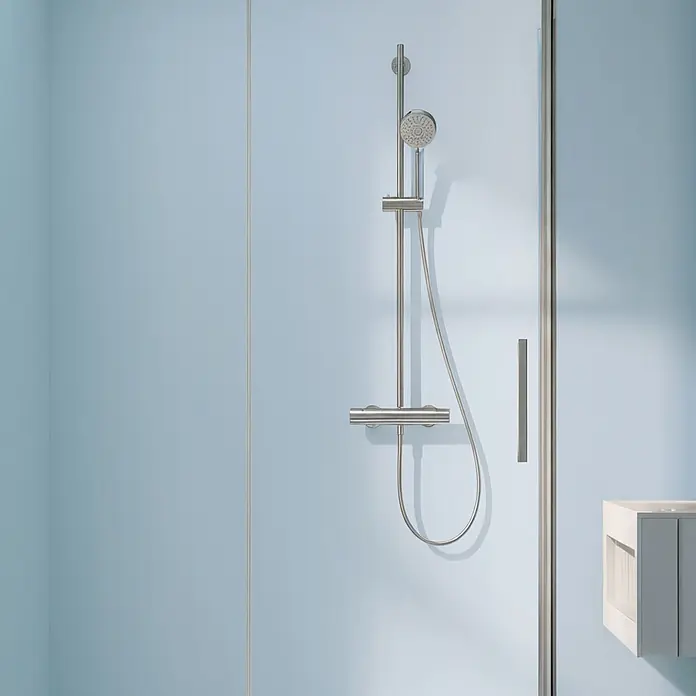 SanDesign Alu-Verbundplatte - 150 x 250 cm, Sky Blue - Bildausschnitt