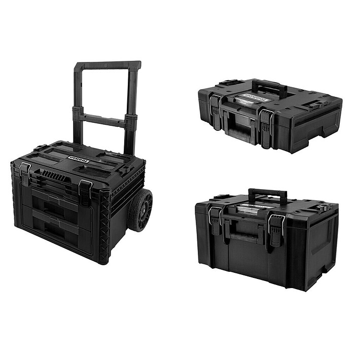 Toolson PRO-Case Juego de cajas de herramientas (Apilable, 3 pzs.) | BAUHAUS