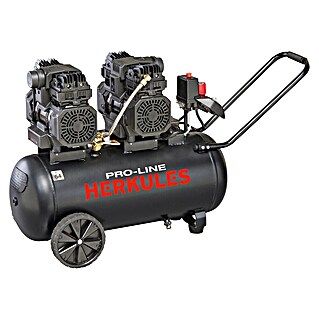 Herkules Flüsterkompressor Siltek TB 50 D (2.200 W, Max. Druck: 8 bar, 50 l, Schmierung: Ohne)