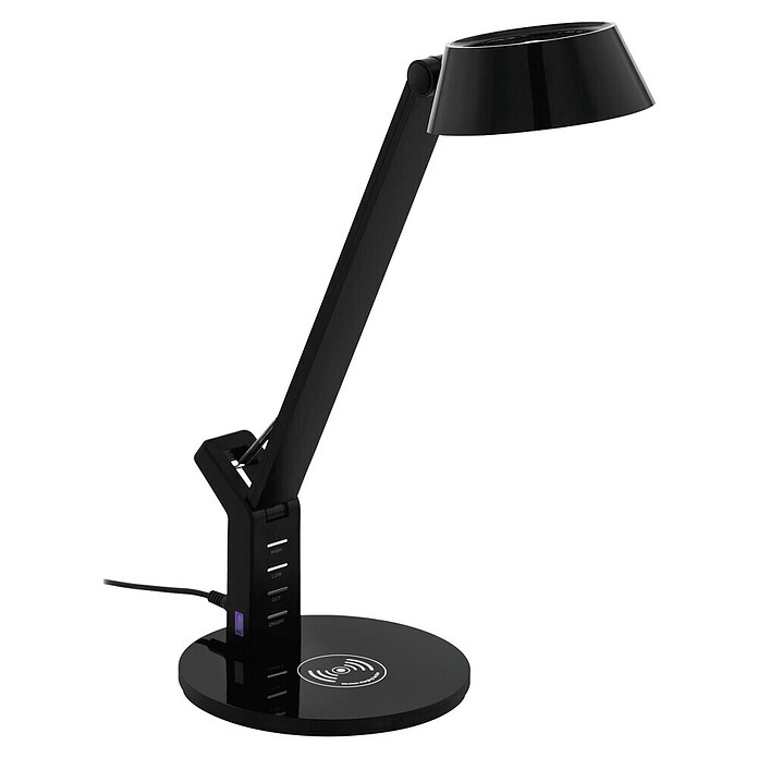 Eglo Lámpara de sobremesa LED Banderalo (4,8 W, L x An x Al: 30,5 x 17 x 40,5 cm, Negro, Blanco neutro) | BAUHAUS