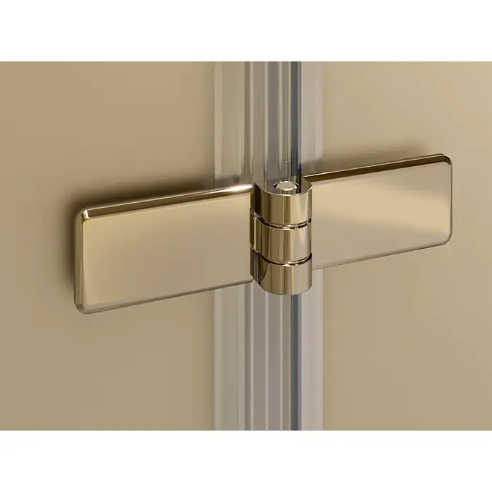 i-flair Eckdusche Alice 110x105x190 cm - Beschichtet, Silber, Stärke: 6 mm