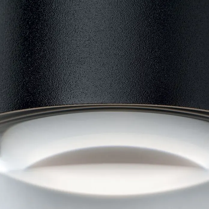 Orion Leuchten LED-Außenwandleuchte Tarta - 11 W, 11,5 x 10 x 8,8 cm, Schwarz, Klar, IP65